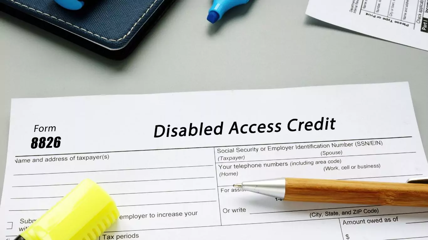 An image showing Disabled Access Credit document