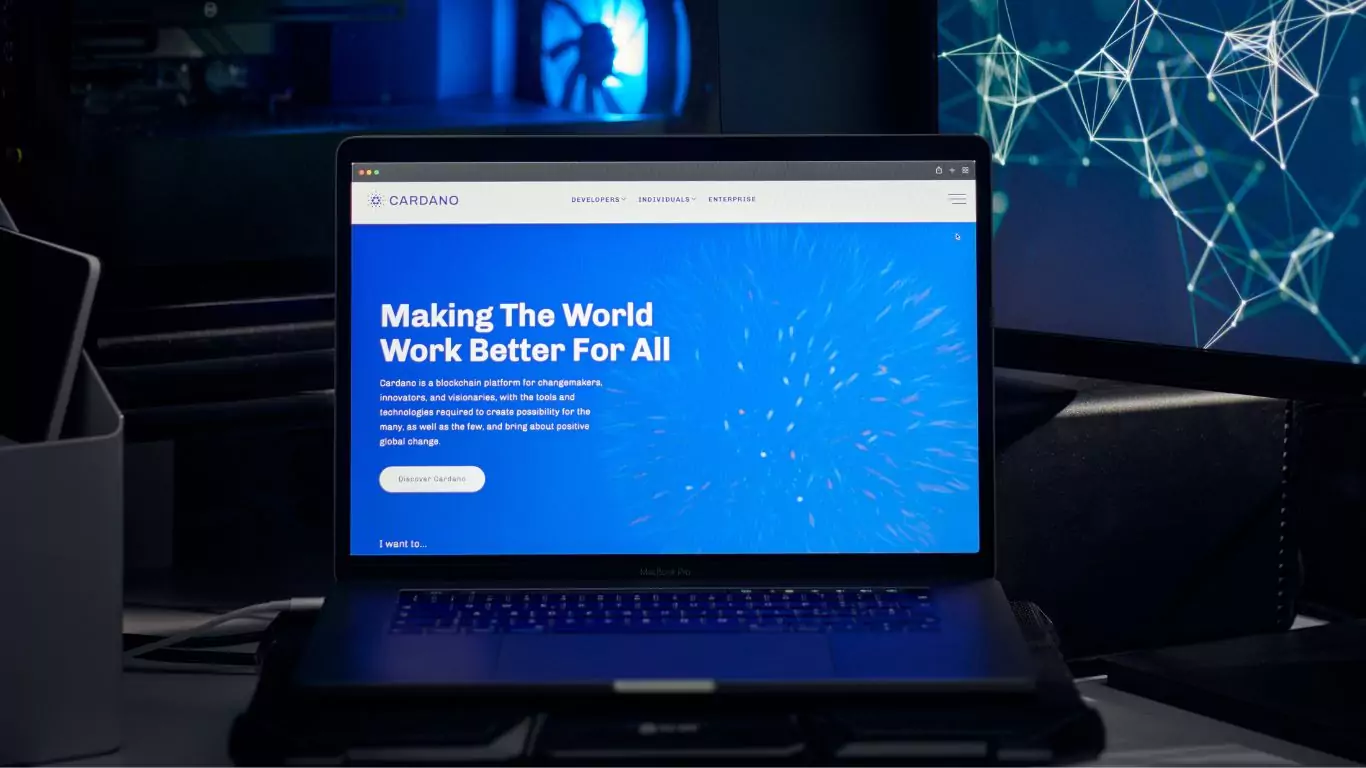 A laptop showing an ADA-compliant website