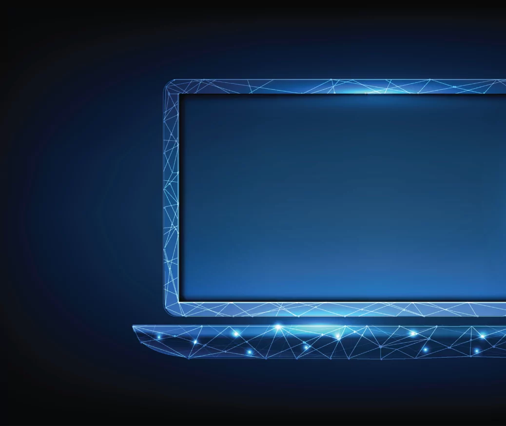 Abstract image of a computer.