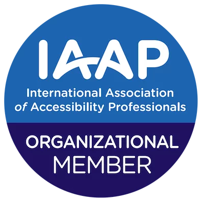 IAAP International Association of Accessibility Professionals Organizational Member